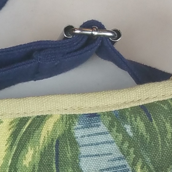 Caribbean Joe Canvas Tropical Crossbody Bag EUC - Picture 9 of 9